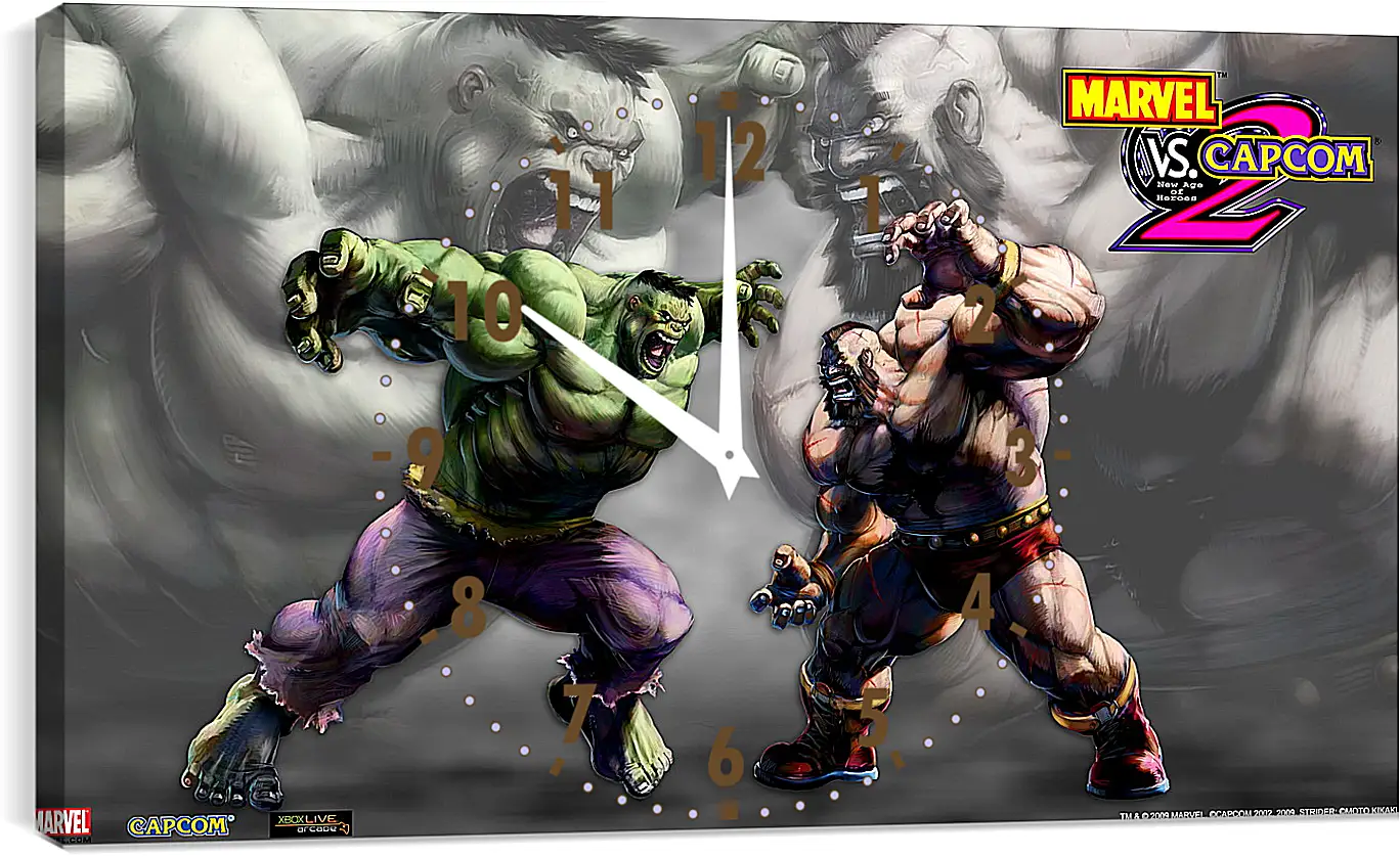 Часы картина - Marvel Vs. Capcom 2
