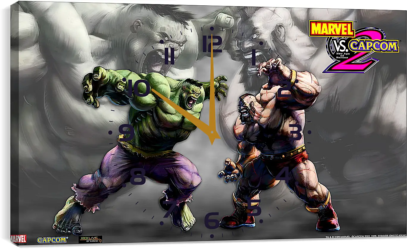 Часы картина - Marvel Vs. Capcom 2
