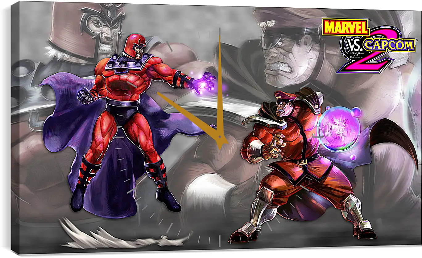 Часы картина - Marvel Vs. Capcom 2
