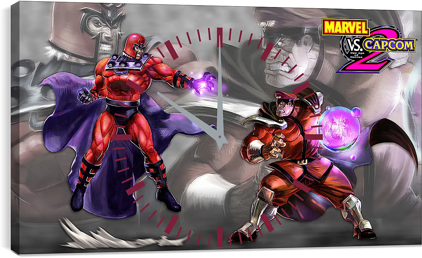 Часы картина - Marvel Vs. Capcom 2
