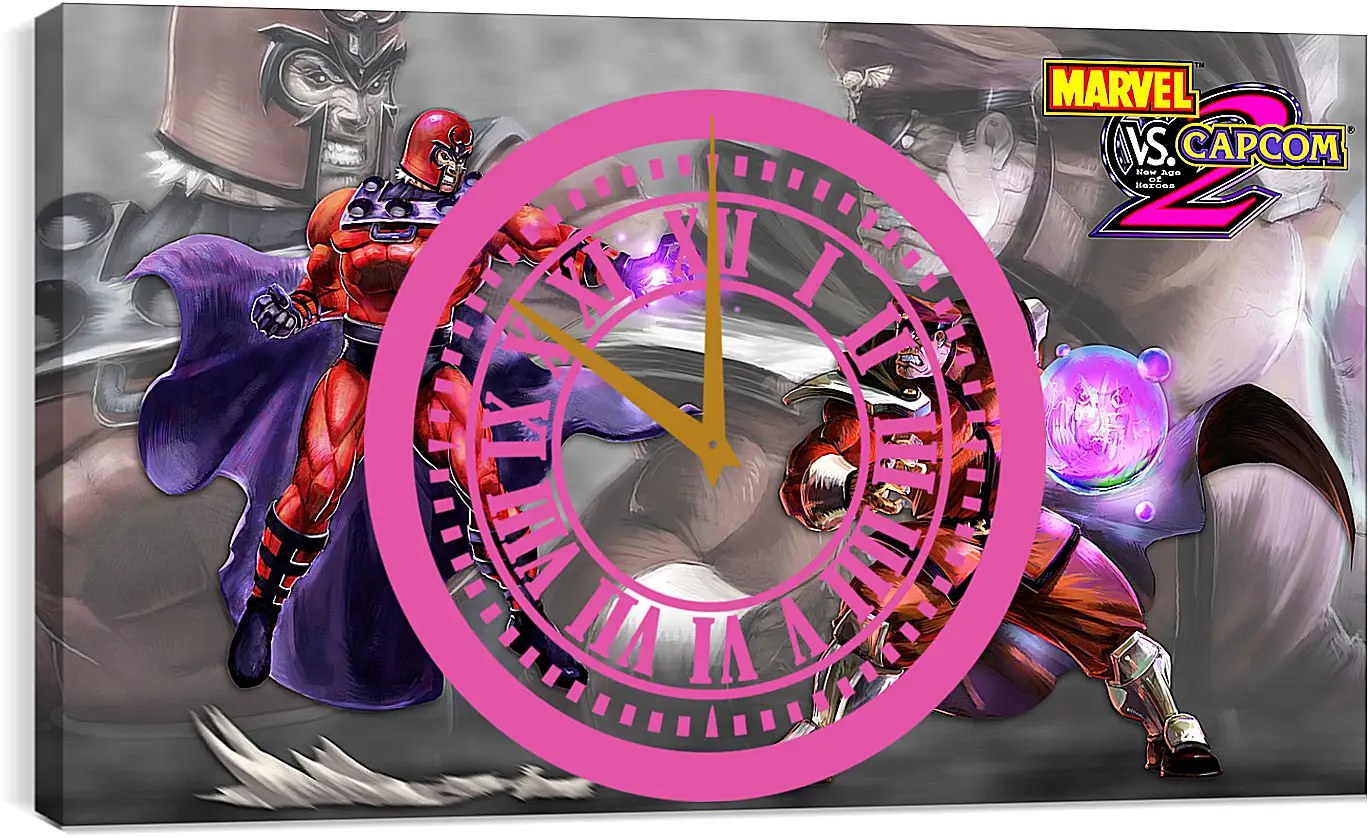 Часы картина - Marvel Vs. Capcom 2
