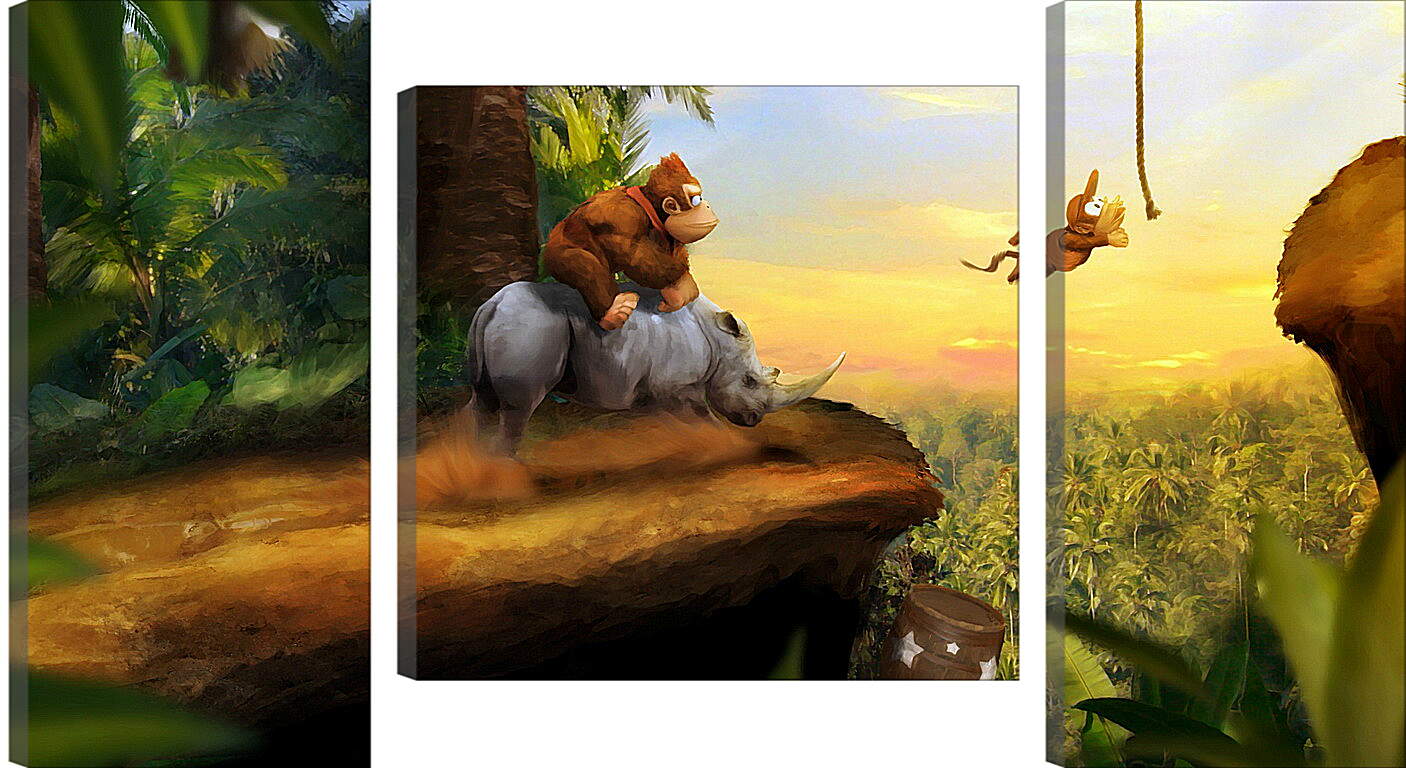 Модульная картина - Donkey Kong
