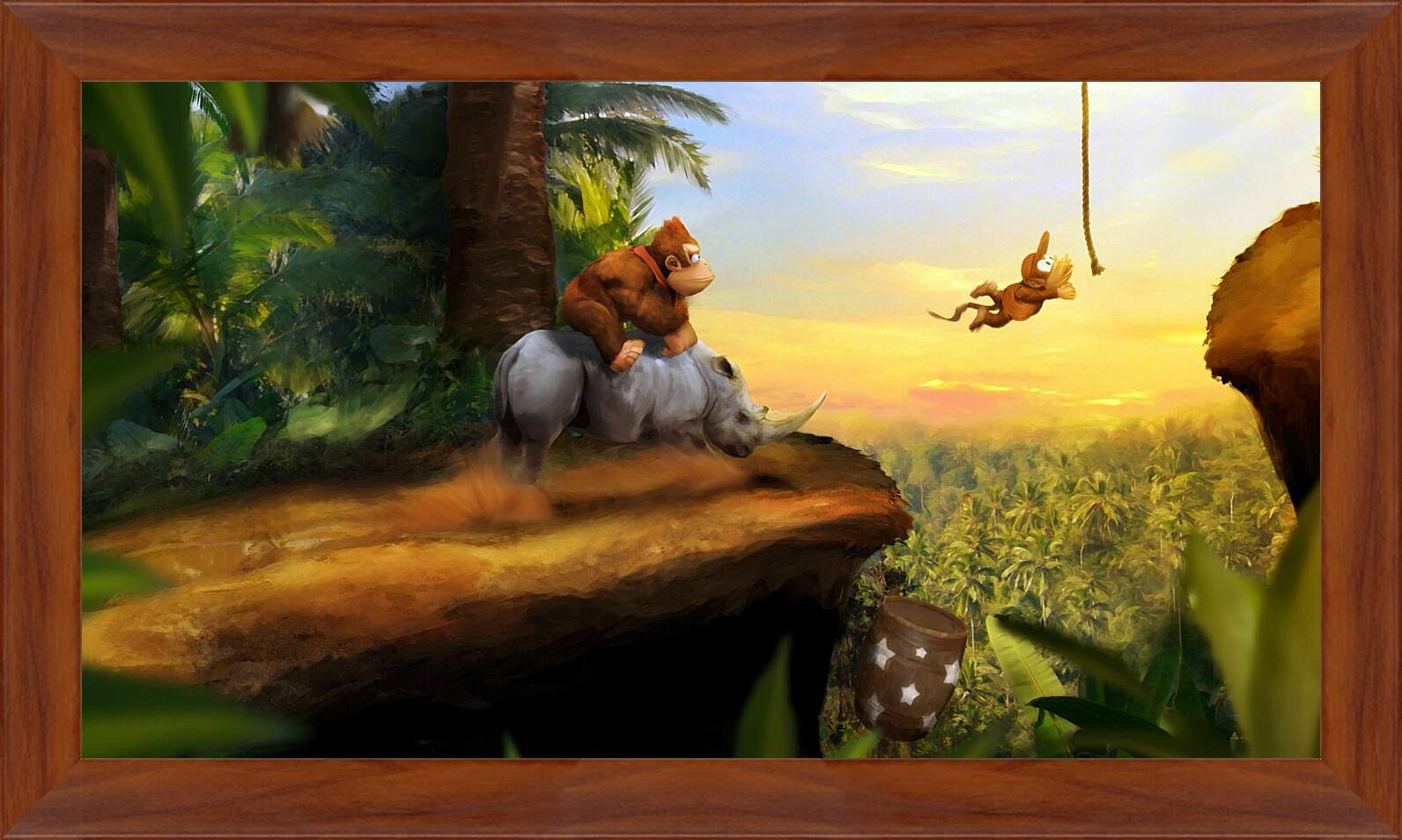 Картина в раме - Donkey Kong
