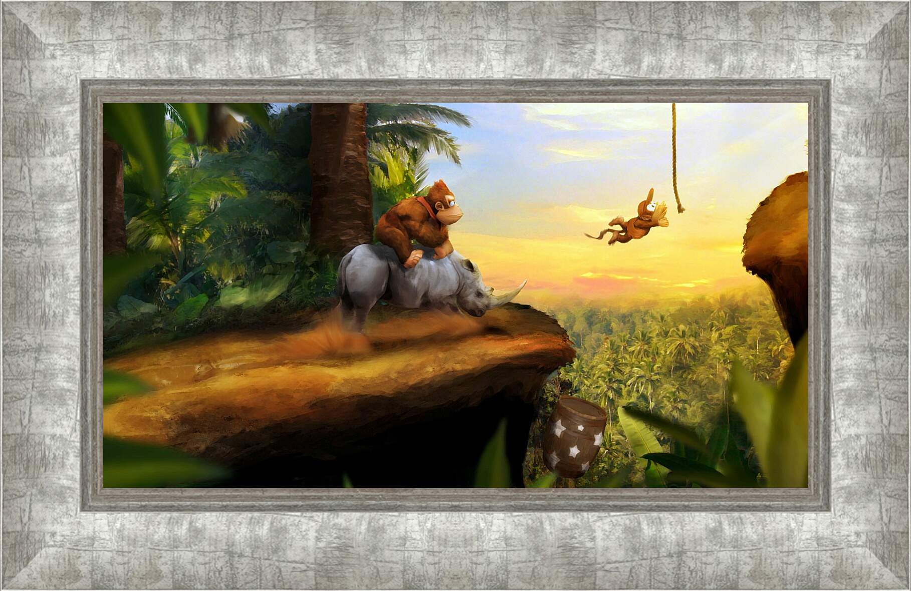 Картина в раме - Donkey Kong
