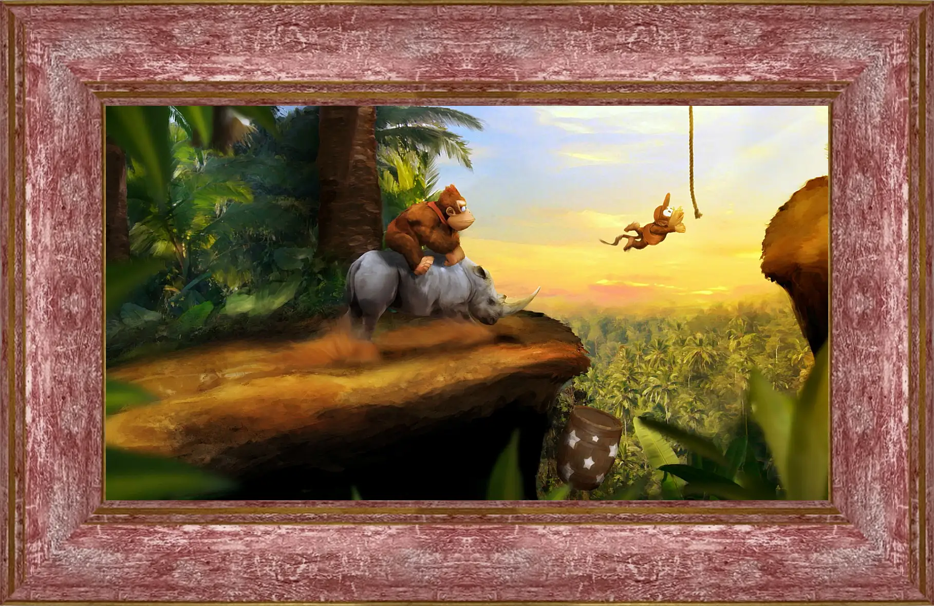 Картина в раме - Donkey Kong
