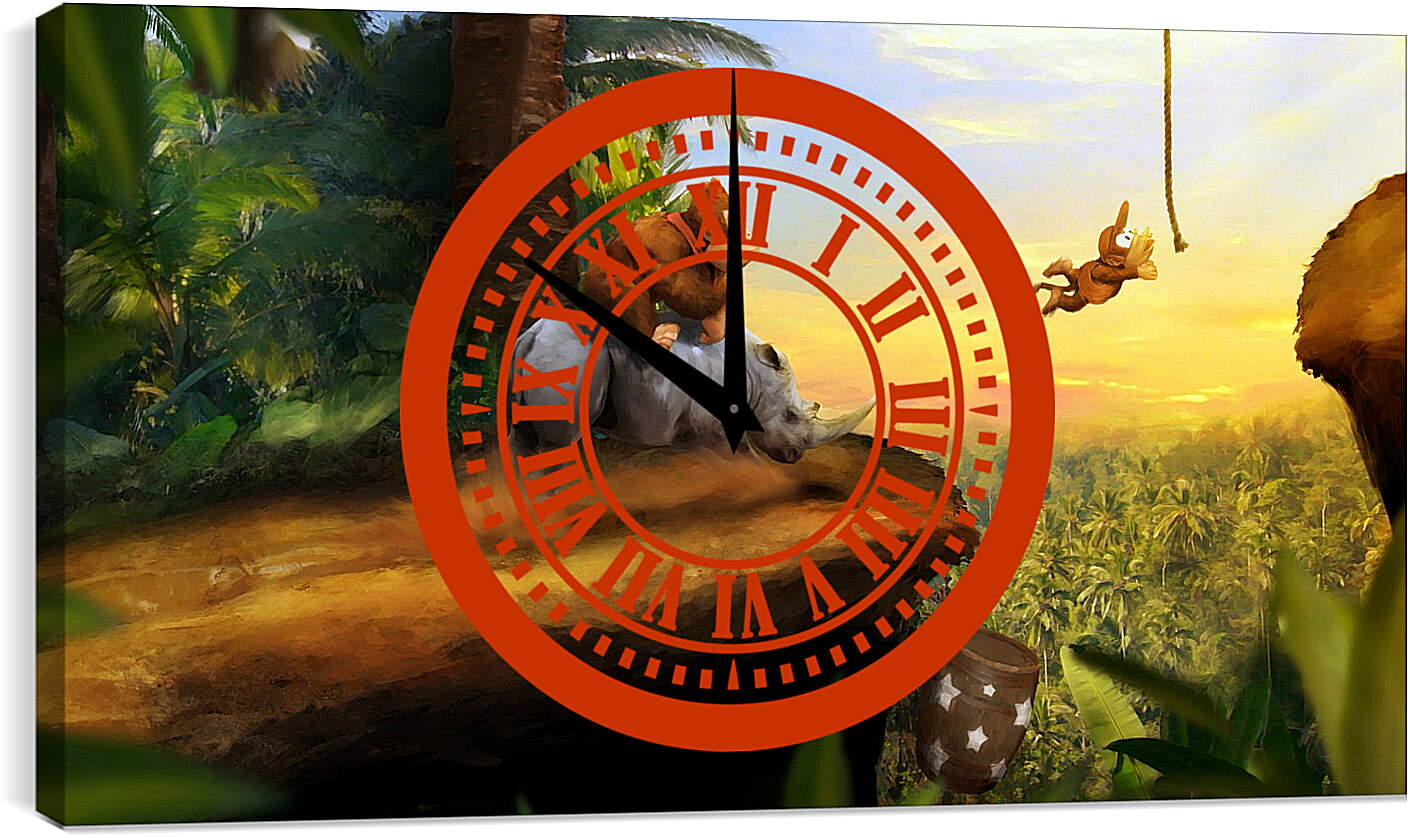 Часы картина - Donkey Kong
