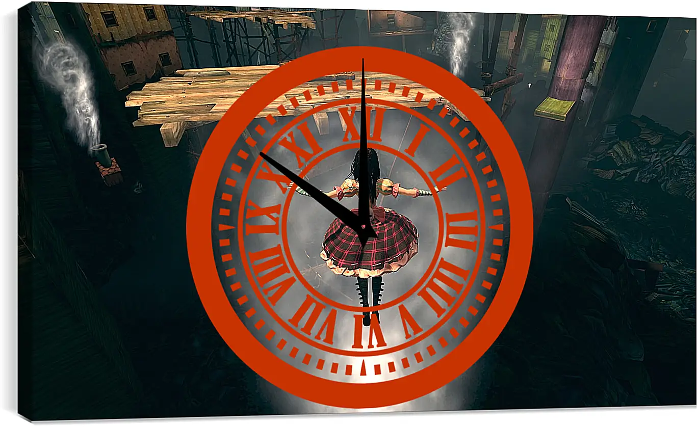 Часы картина - Alice: Madness Returns