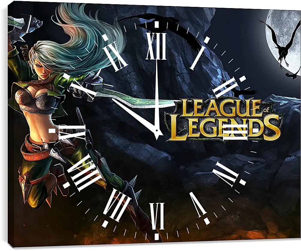 Часы картина - League Of Legends
