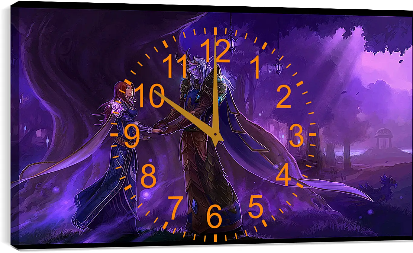 Часы картина - World Of Warcraft