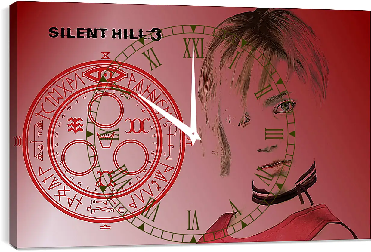 Часы картина - Silent Hill
