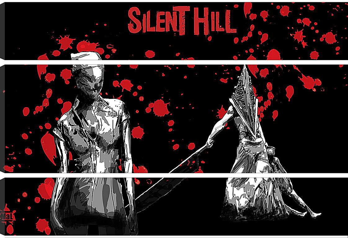 Модульная картина - Silent Hill
