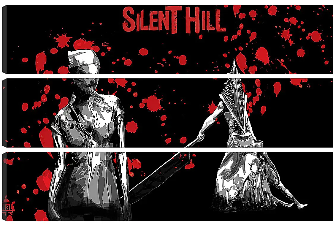 Модульная картина - Silent Hill
