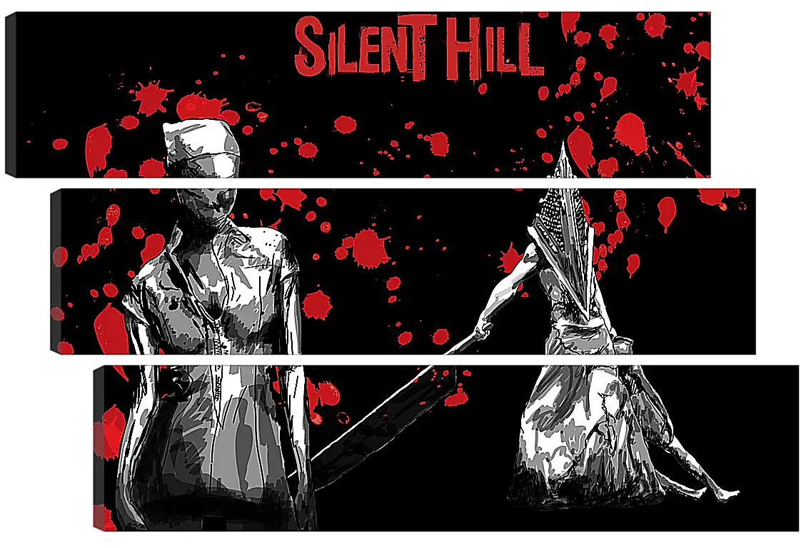 Модульная картина - Silent Hill
