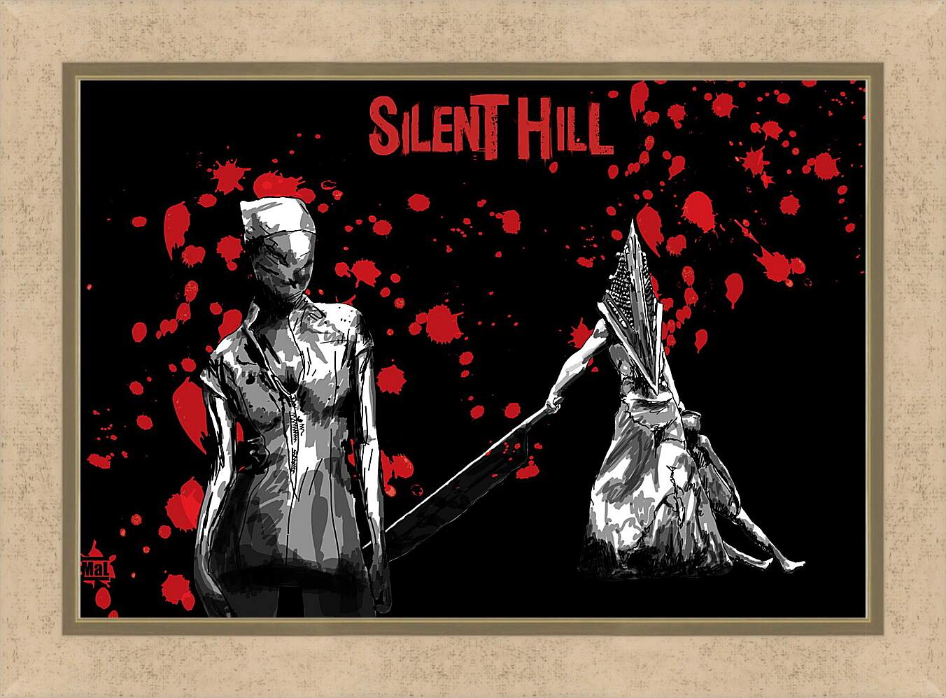 Картина в раме - Silent Hill
