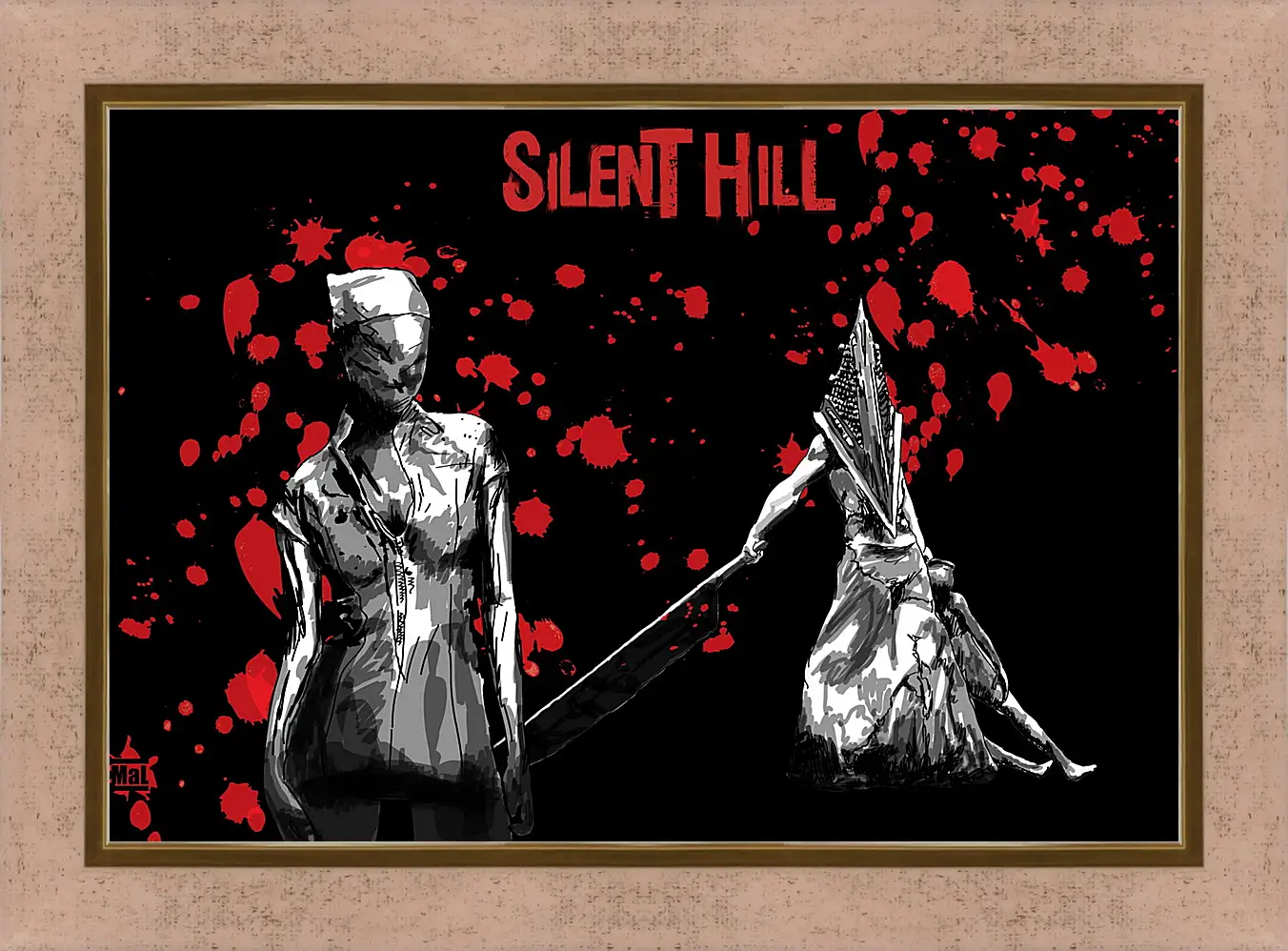 Картина в раме - Silent Hill
