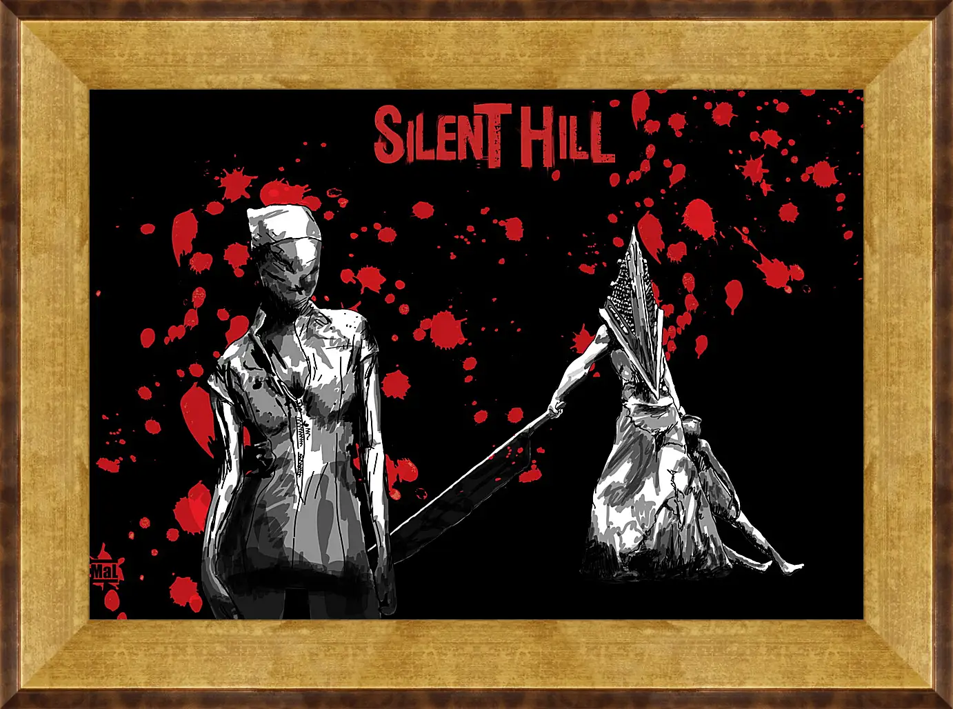 Картина в раме - Silent Hill
