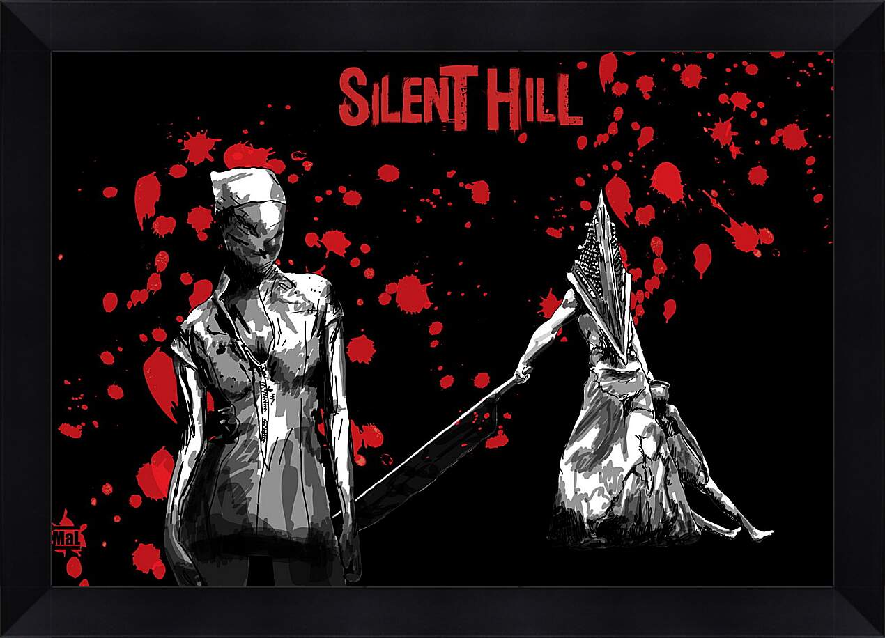 Картина в раме - Silent Hill

