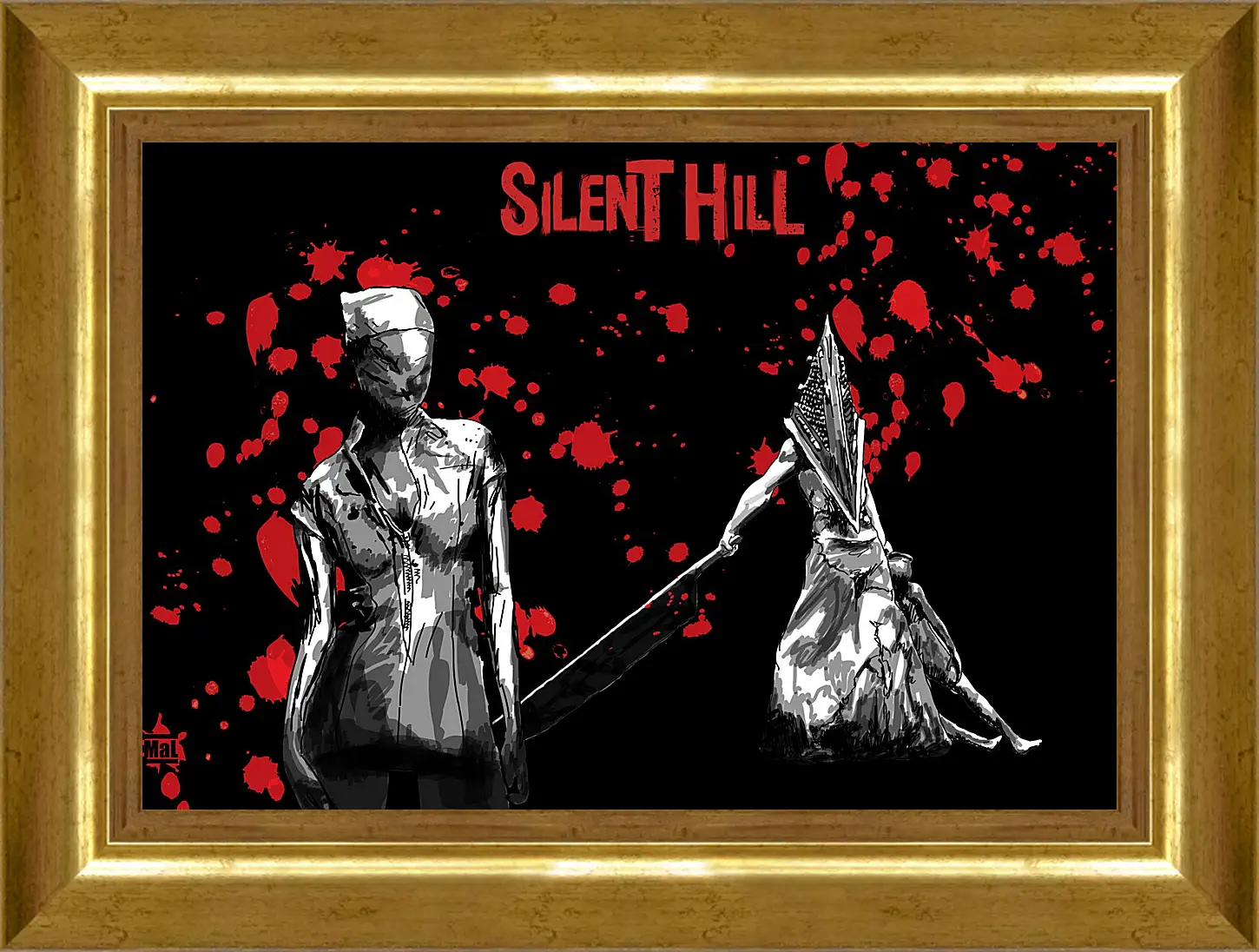 Картина в раме - Silent Hill
