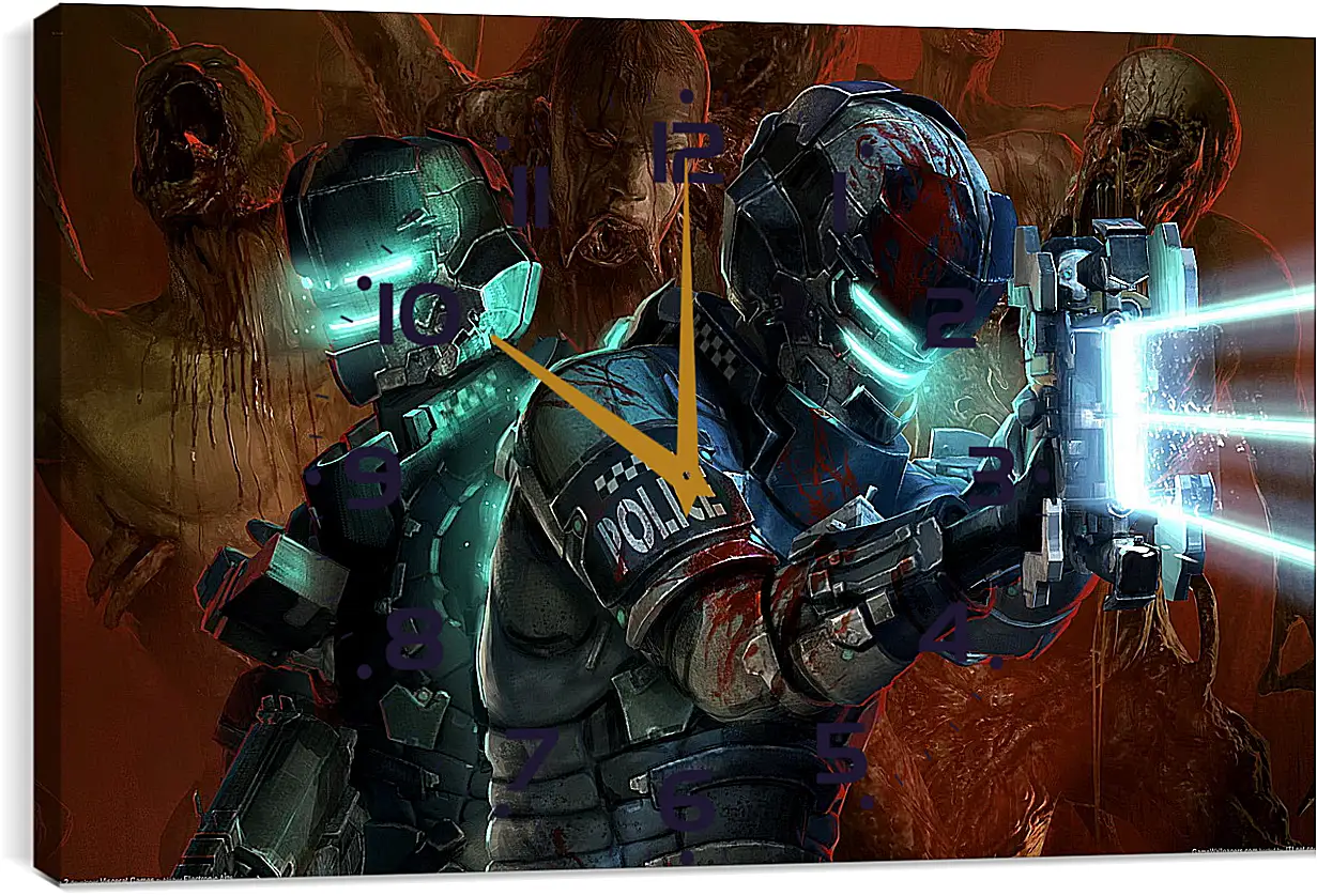 Часы картина - Dead Space
