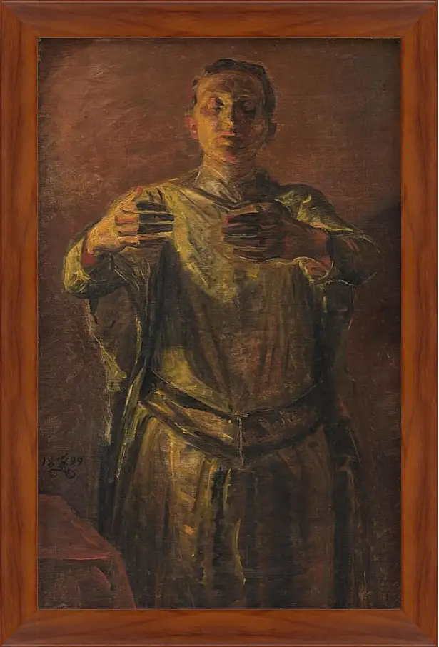 Картина в раме - Lady Macbeth. Study. Педер Хенрик Кристиан Сартман