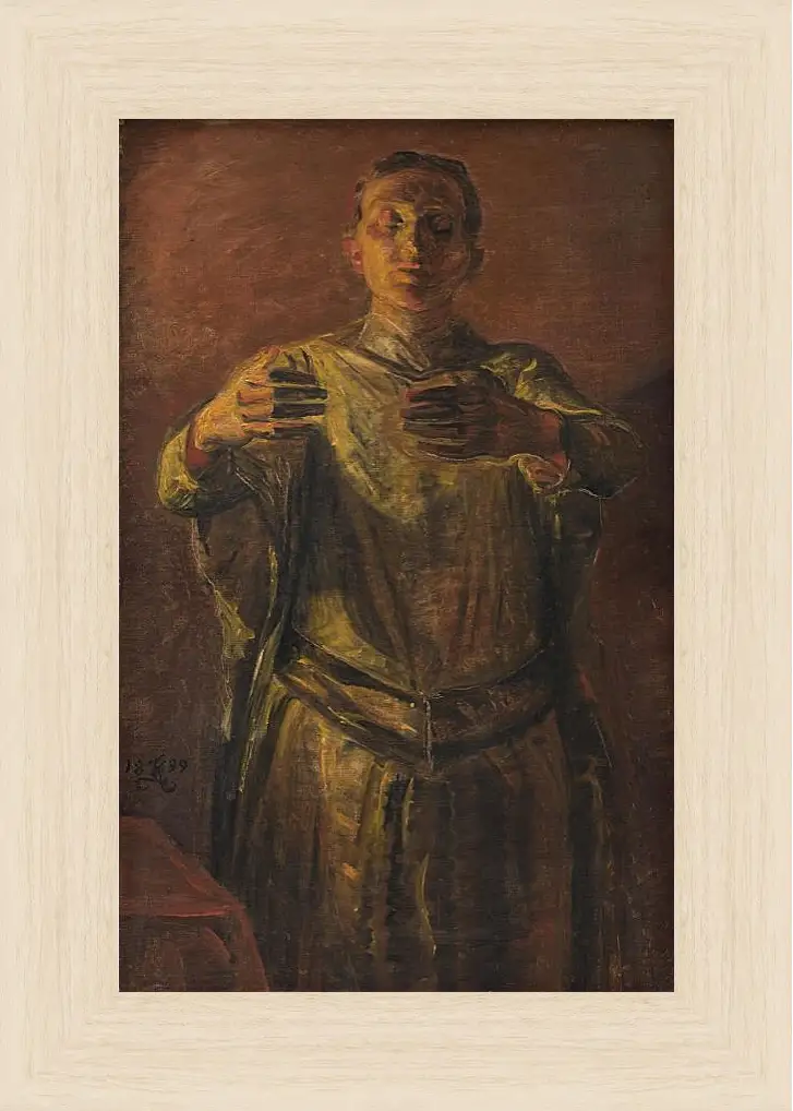 Картина в раме - Lady Macbeth. Study. Педер Хенрик Кристиан Сартман