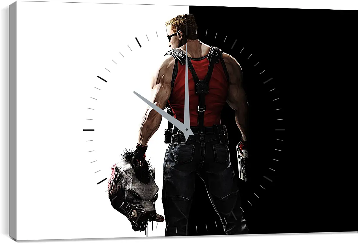 Часы картина - Duke Nukem
