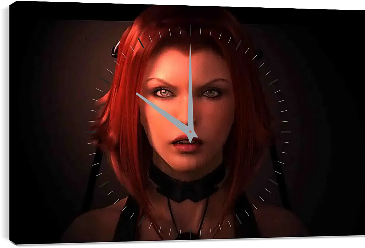 Часы картина - BloodRayne 
