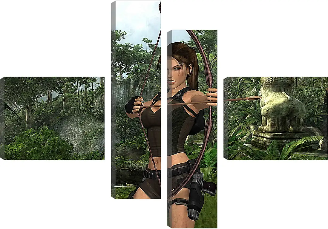 Модульная картина - Tomb Raider