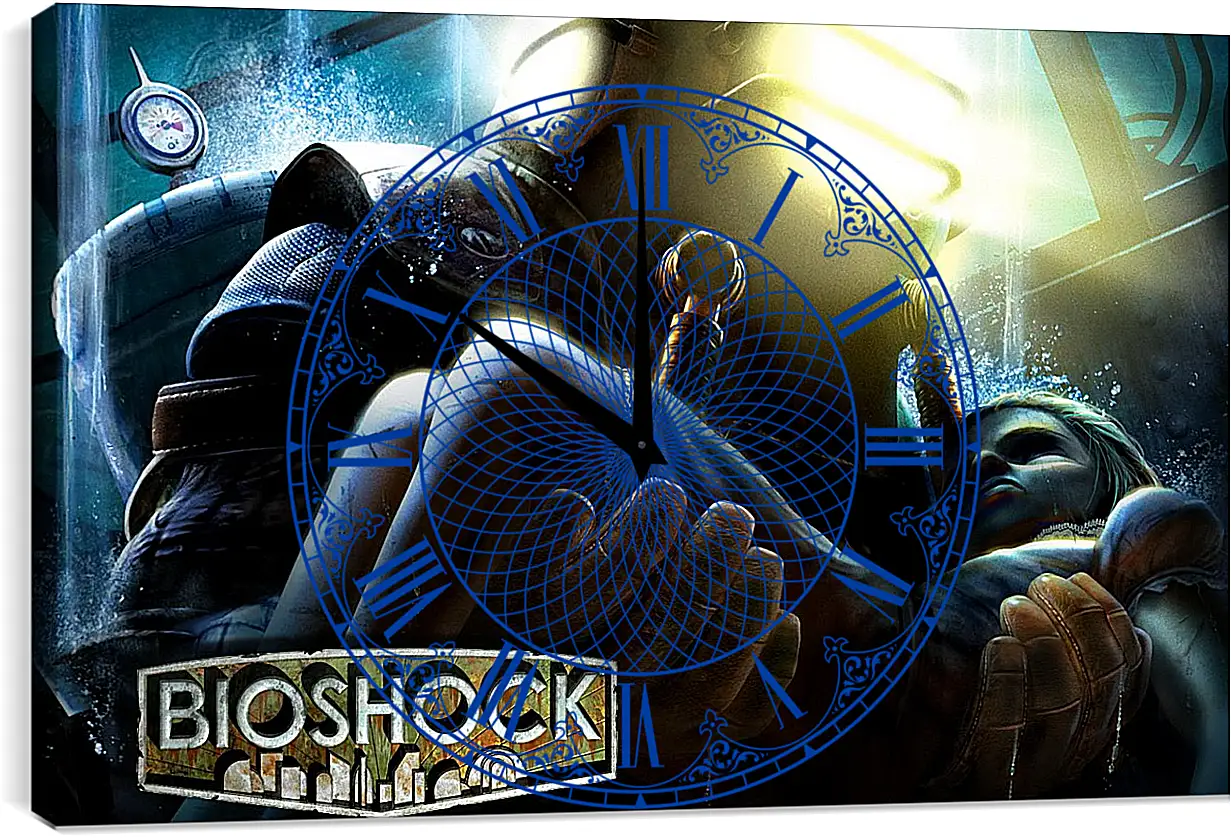 Часы картина - Bioshock
