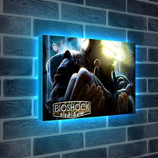 Лайтбокс световая панель - Bioshock
