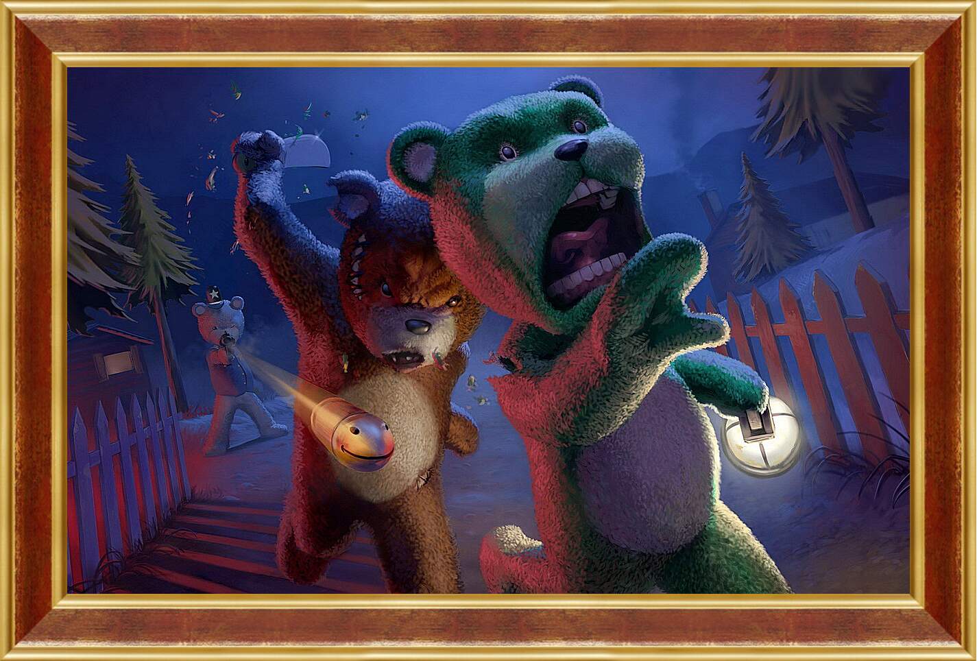 Картина в раме - Naughty Bear

