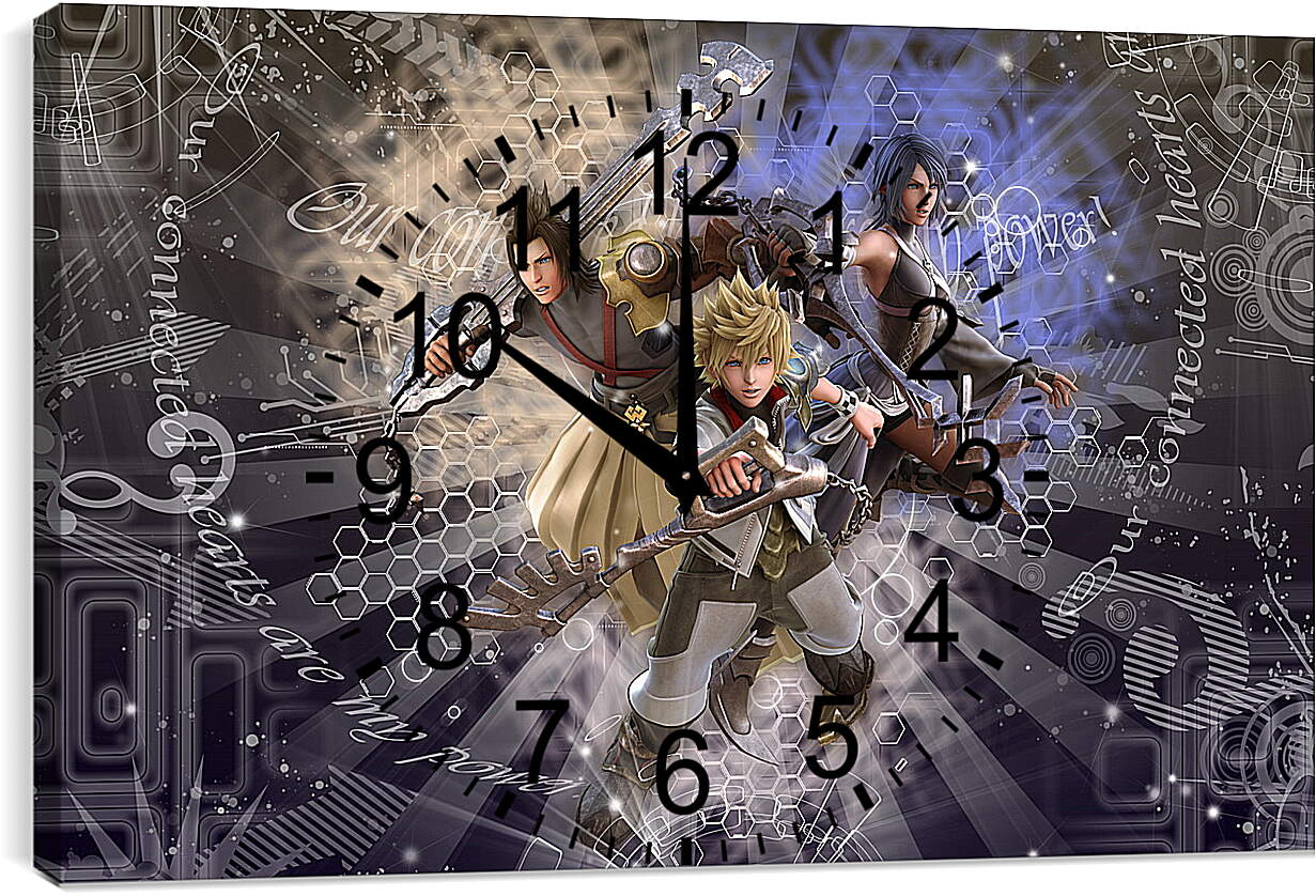 Часы картина - Kingdom Hearts
