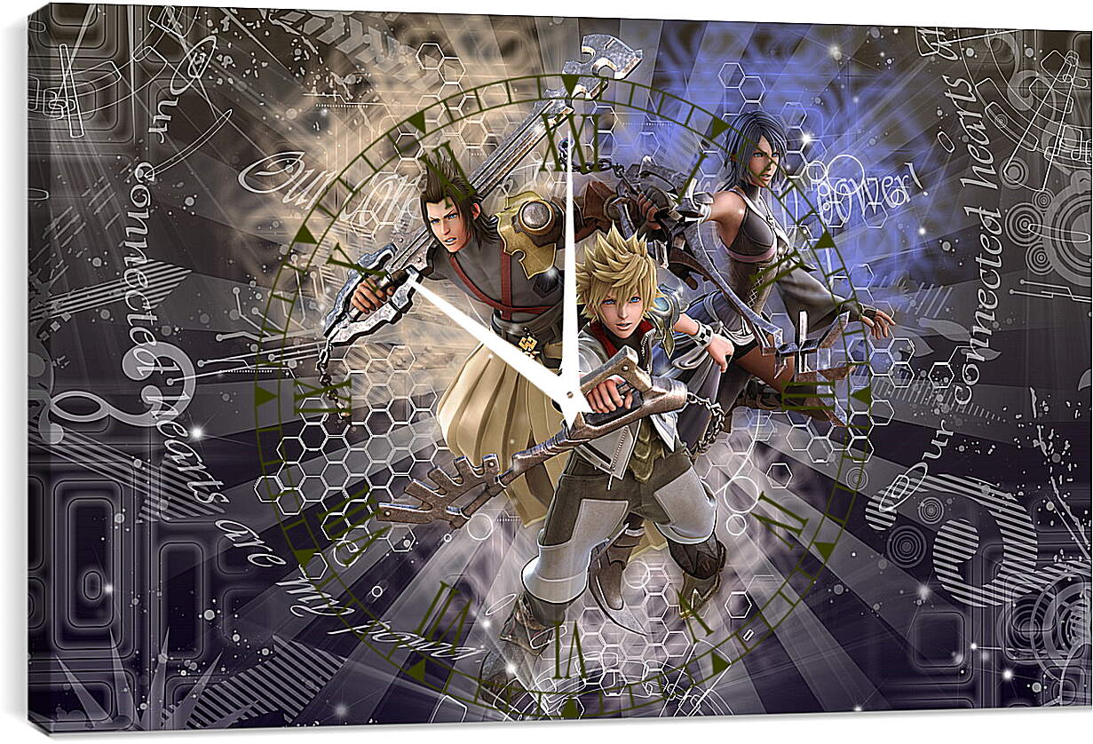 Часы картина - Kingdom Hearts
