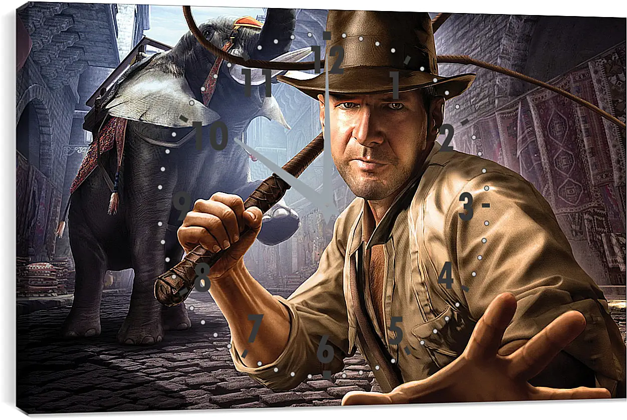 Часы картина - Indiana Jones
