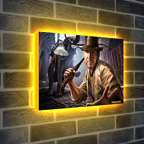 Лайтбокс световая панель - Indiana Jones
