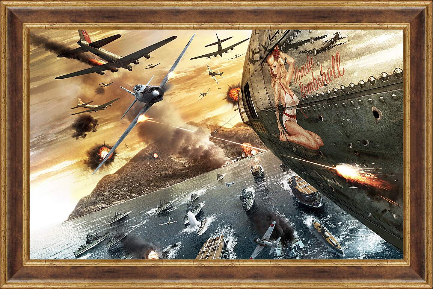 Картина в раме - Battlestations Midway

