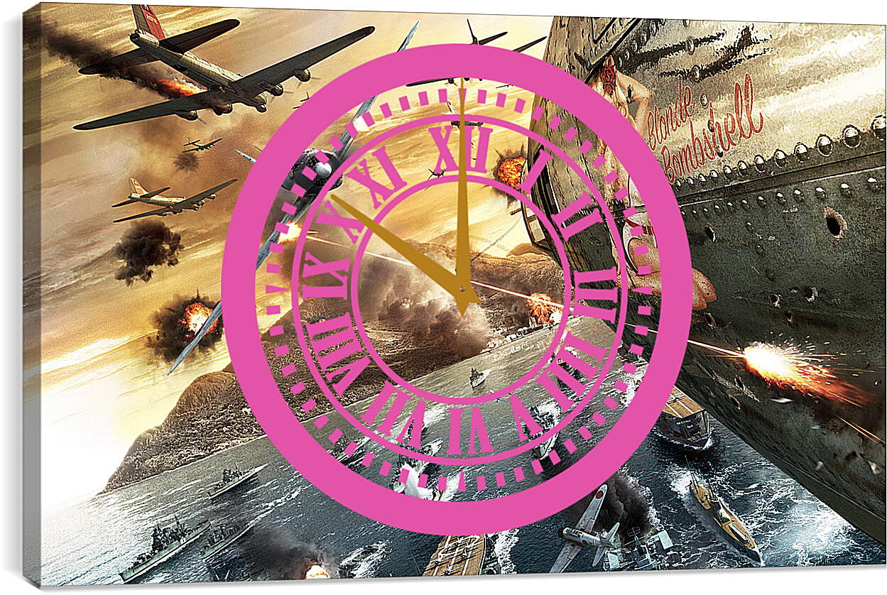 Часы картина - Battlestations Midway
