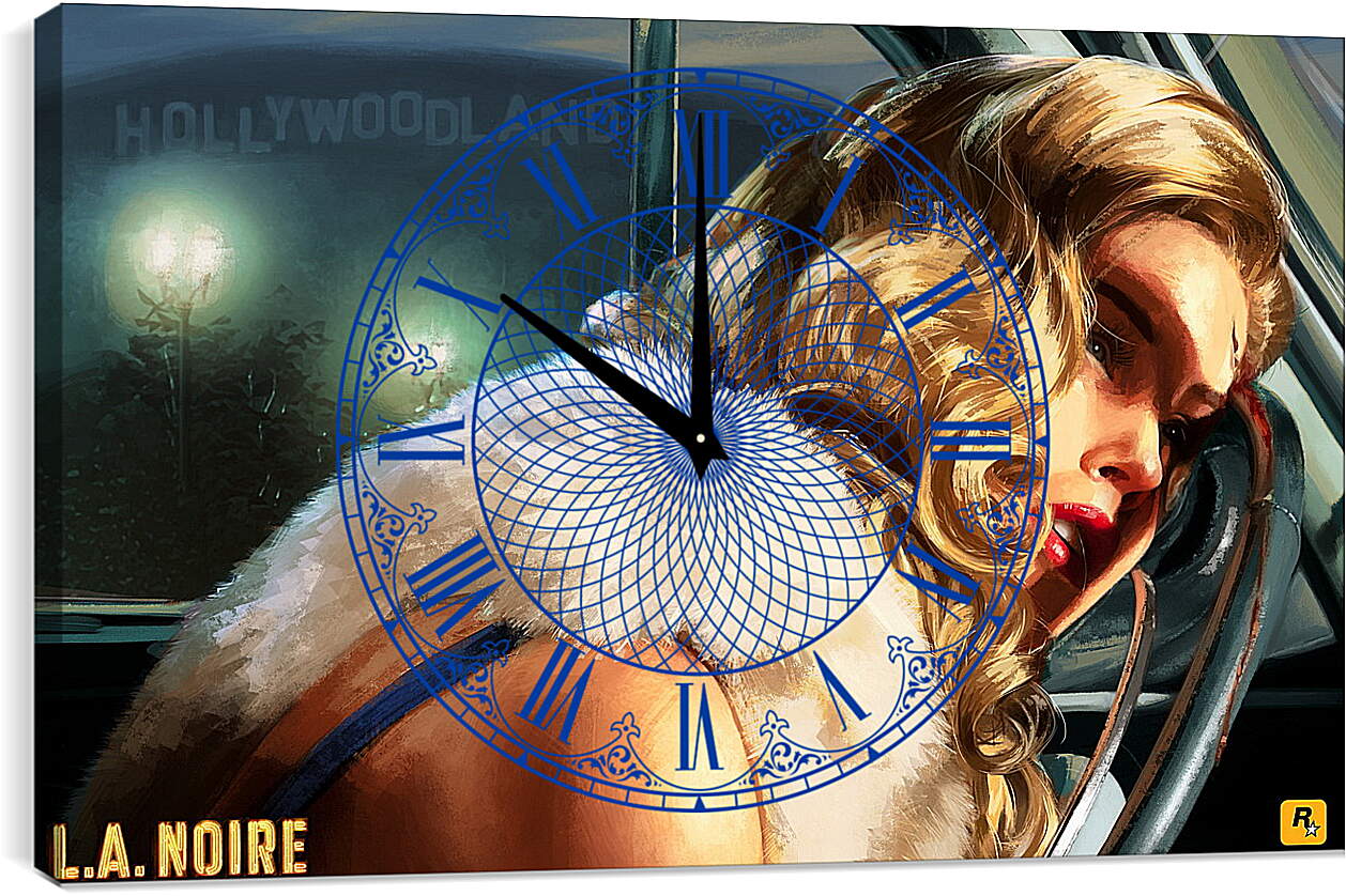 Часы картина - L.a. Noire

