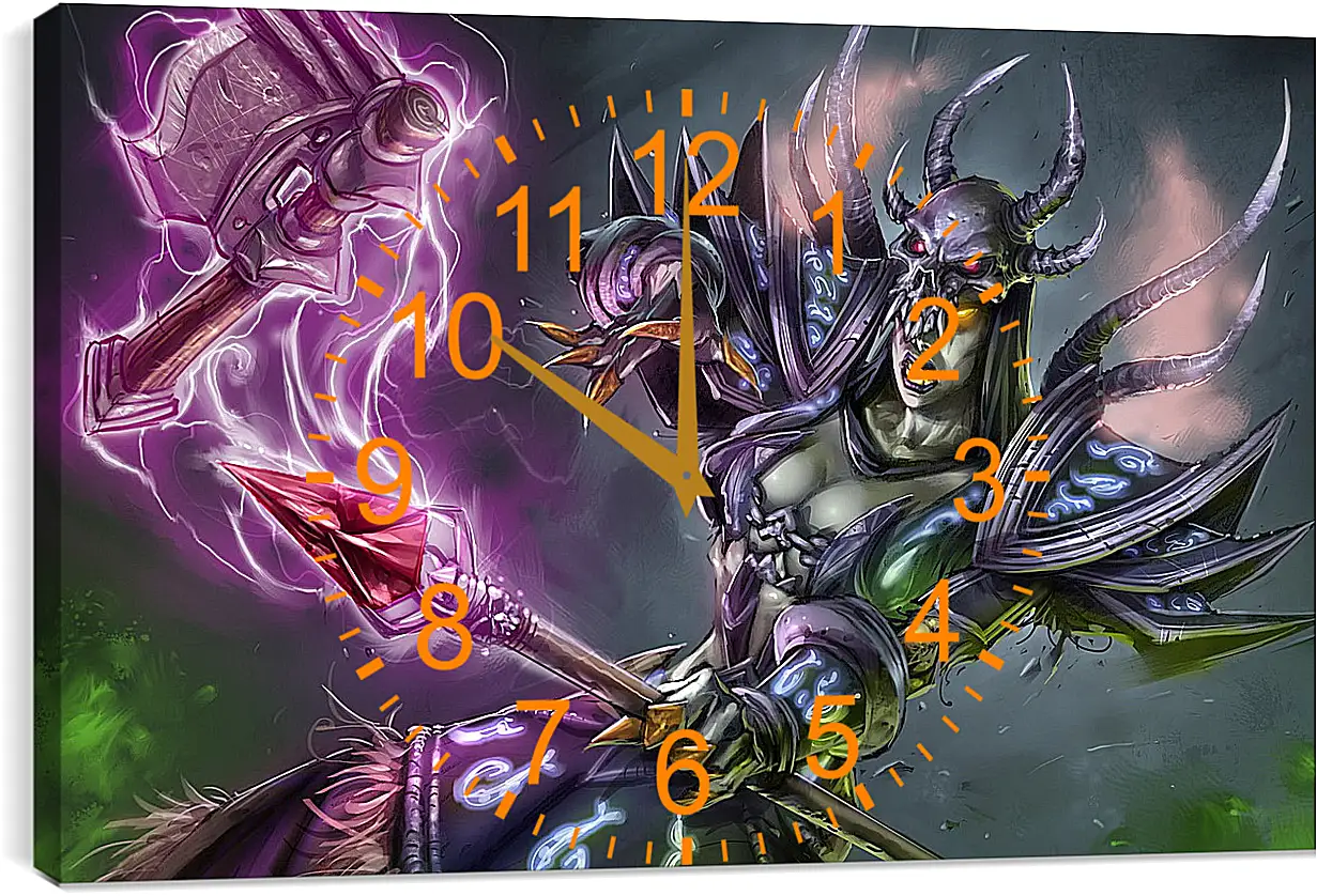 Часы картина - World Of Warcraft
