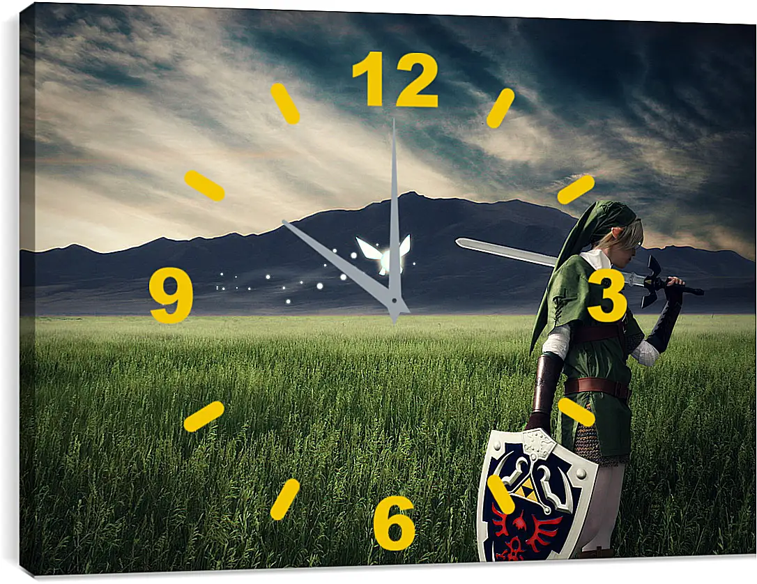 Часы картина - The Legend Of Zelda

