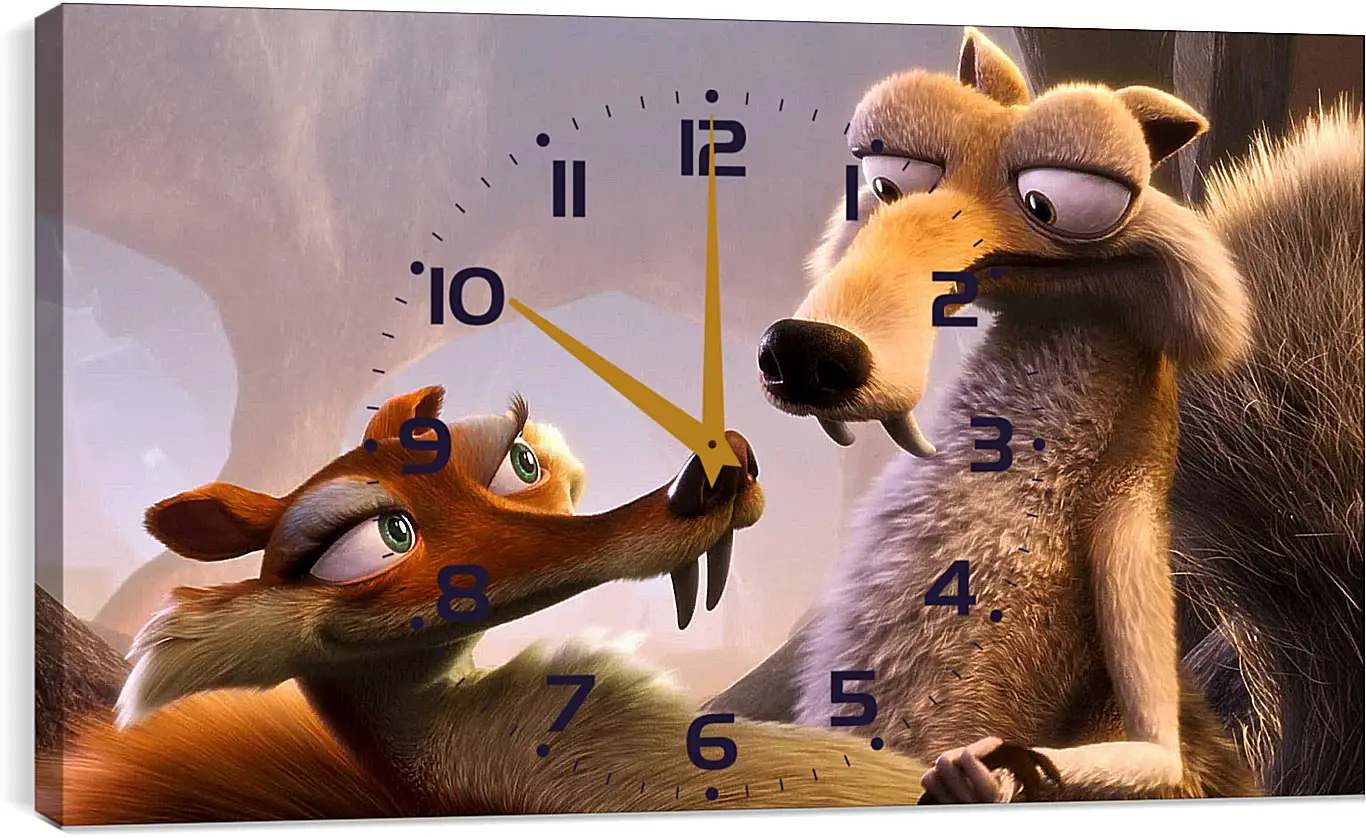Часы картина - Ice Age

