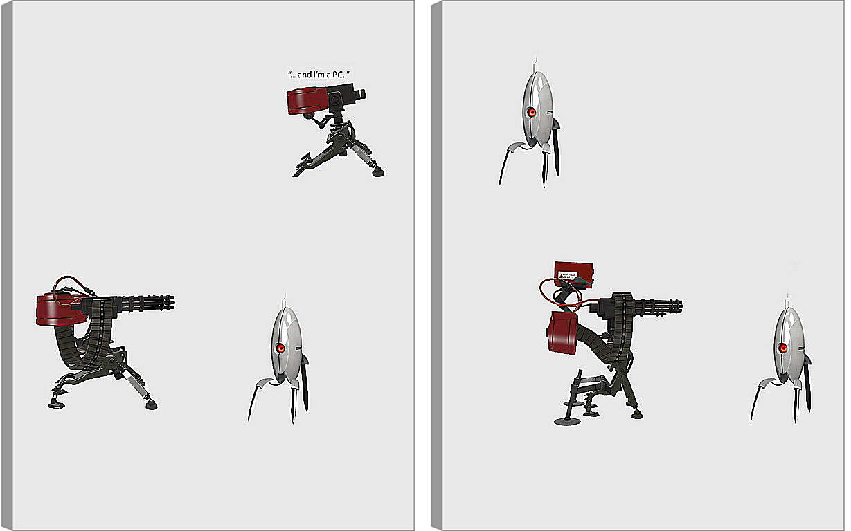 Модульная картина - Team Fortress 2
