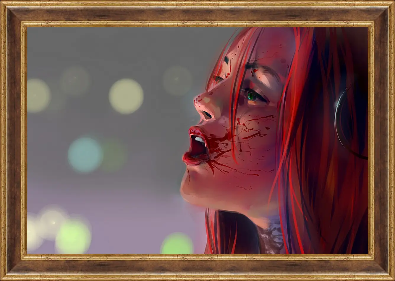 Картина в раме - BloodRayne 
