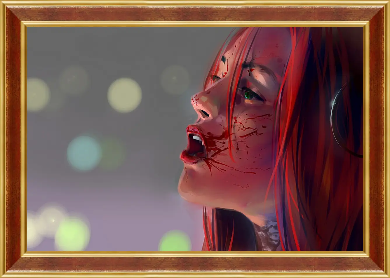 Картина в раме - BloodRayne 
