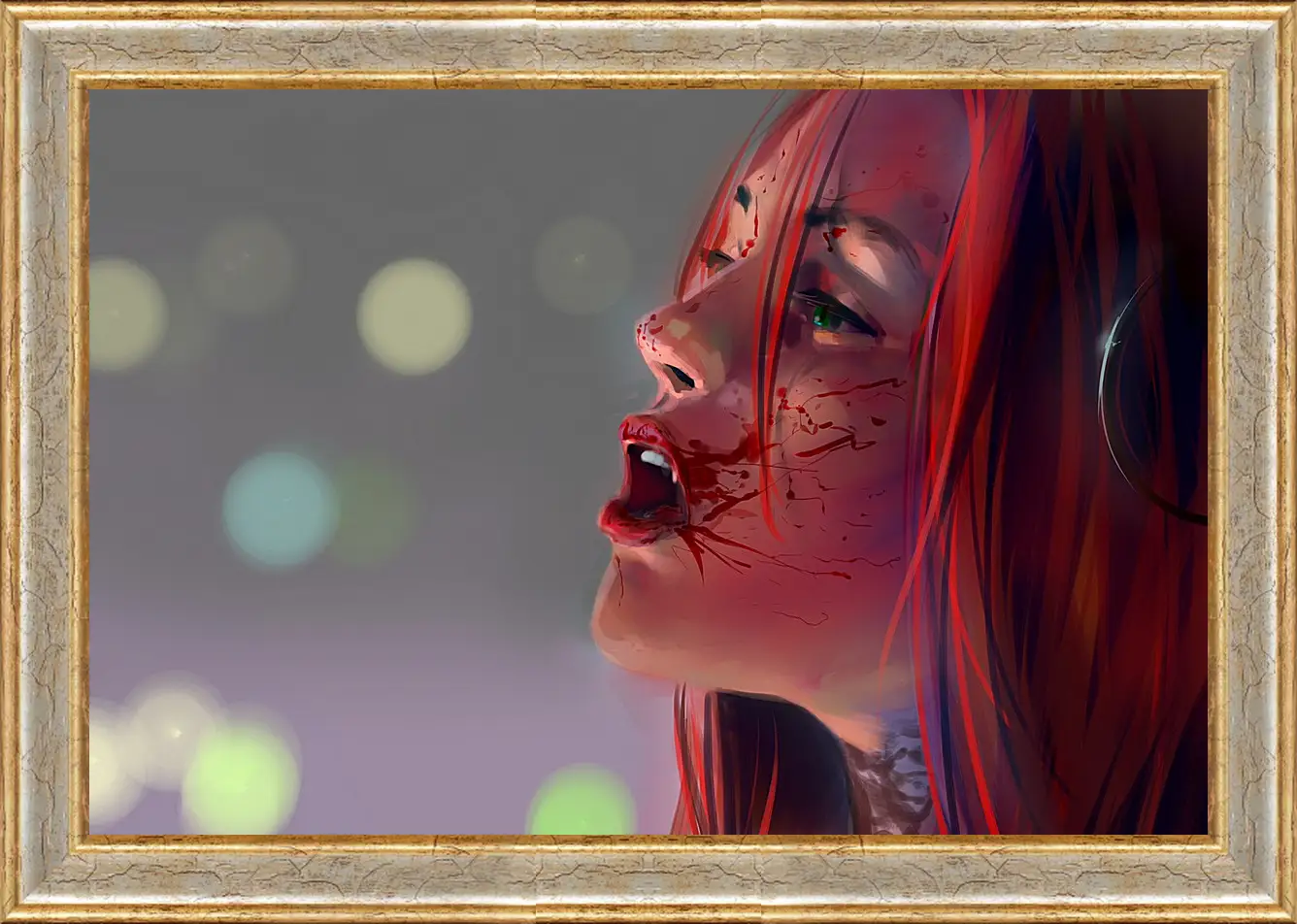 Картина в раме - BloodRayne 
