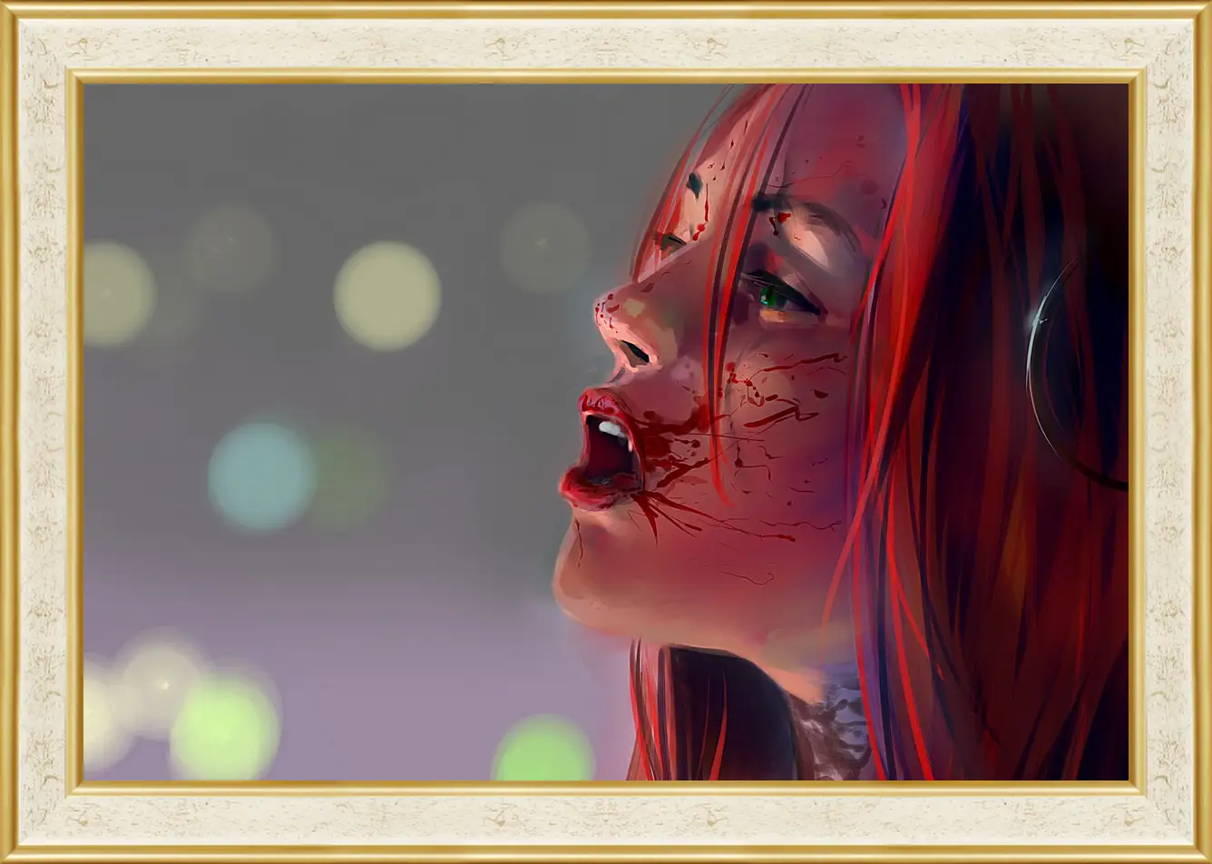 Картина в раме - BloodRayne 
