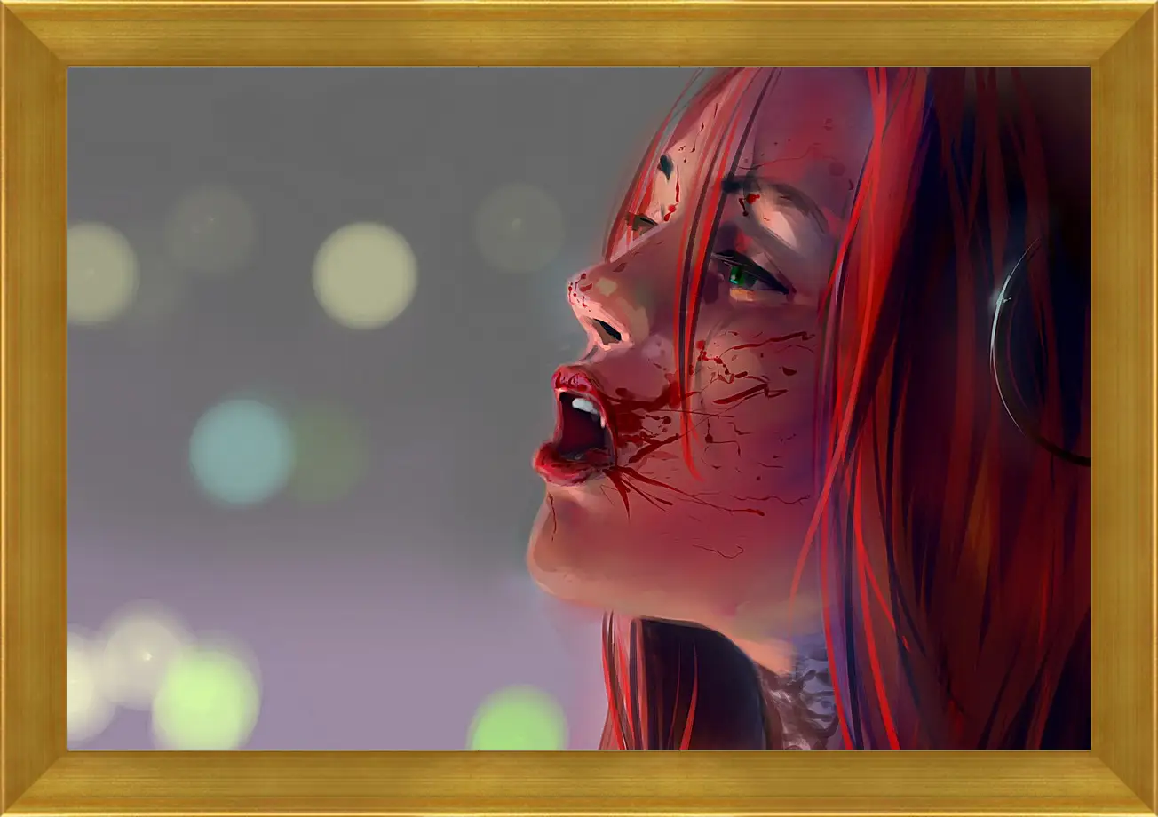 Картина в раме - BloodRayne 
