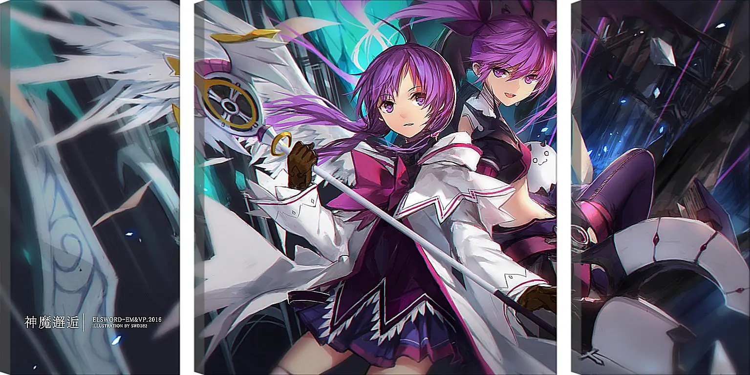 Модульная картина - Elsword
