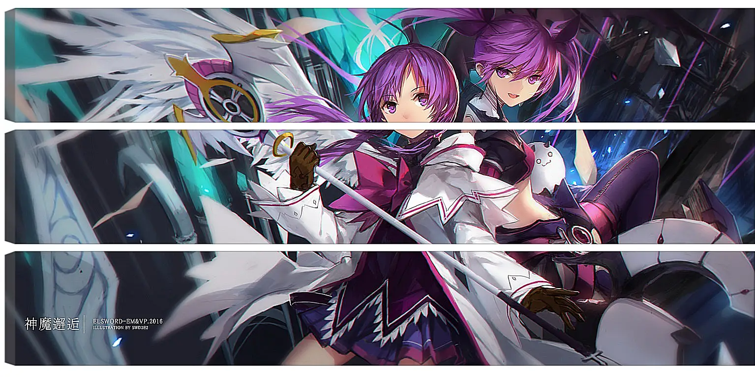 Модульная картина - Elsword
