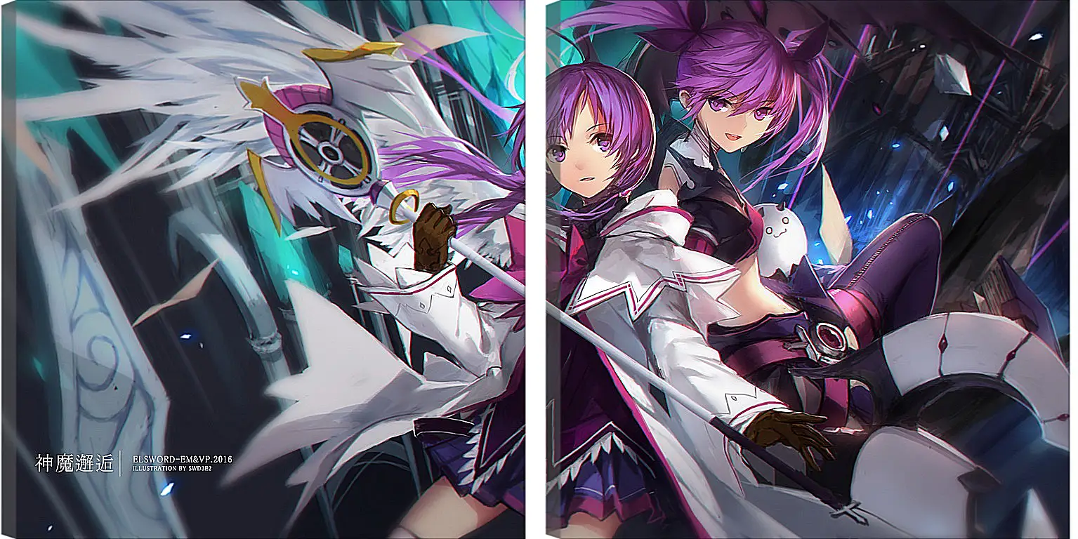 Модульная картина - Elsword
